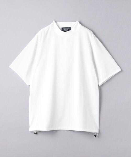 HAND ROOM（ハンドルーム）の「【別注】＜HAND ROOM for District＞ ドローコード モックネック Tシャツ（Tシャツ/カットソー・メンズ・ブラック/ホワイト/グレー/ネイビー・M/L/XL/XXL）」の2枚目の写真