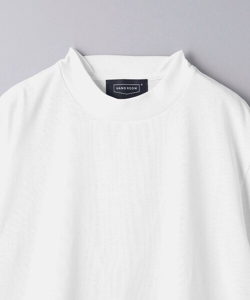 HAND ROOM（ハンドルーム）の「【別注】＜HAND ROOM for District＞ ドローコード モックネック Tシャツ（Tシャツ/カットソー・メンズ・ブラック/ホワイト/グレー/ネイビー・M/L/XL/XXL）」の8枚目の写真