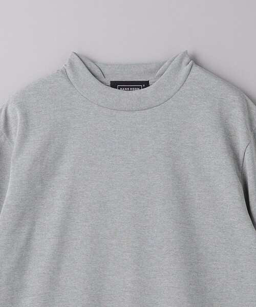 HAND ROOM（ハンドルーム）の「【別注】＜HAND ROOM for District＞ ドローコード モックネック Tシャツ（Tシャツ/カットソー・メンズ・ブラック/ホワイト/グレー/ネイビー・M/L/XL/XXL）」の5枚目の写真