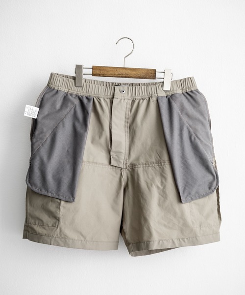 Audience（オーディエンス）の「Audience オーディエンス 60/40クロス マルチポケット カーゴ ショーツ AUD3581（カーゴパンツ・メンズ・オリーブ/ブラック/ブラウン/グレー・M/L）」の6枚目の写真