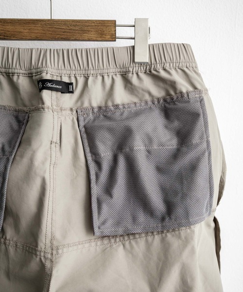 Audience（オーディエンス）の「Audience オーディエンス 60/40クロス マルチポケット カーゴ ショーツ AUD3581（カーゴパンツ・メンズ・オリーブ/ブラック/ブラウン/グレー・M/L）」の9枚目の写真