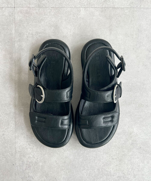 SHENERY（シーナリー）の「【履き心地◎】ボリュームストラップサンダル（サンダル・レディース・ブラック・36/38/37）」の6枚目の写真