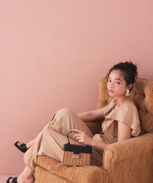 fifth（フィフス）の「スクエア型ショルダーかごバッグ（かごバッグ・レディース・モカ/ベージュ・FREE）」の18枚目の写真