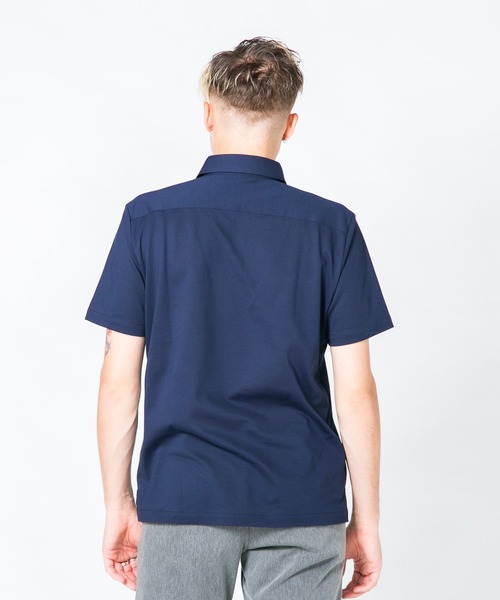 Blue Standard （ブルースタンダード）の「【BLUE STANDARD/ブルースタンダード】吸水速乾 イージーケア ピンポイント消臭 アルティマニットポロシャツ（ポロシャツ・メンズ・ホワイト/グレー/ネイビー・X-LARGE/LARGE/MEDIUM）」の8枚目の写真