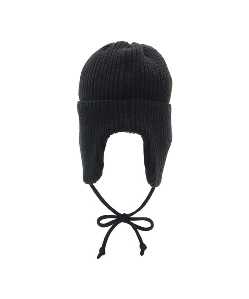 NEW ERA(ニューエラ)の「ニューエラキッズ ニット帽 トラッパー 耳付き(ニットキャップ/ビーニー・キッズ・ホワイト/ブラック/グレー/ネイビー・FREE)」の10枚目の写真