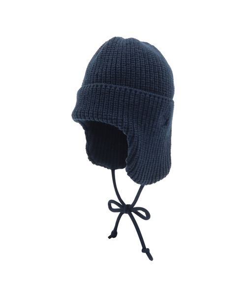 NEW ERA(ニューエラ)の「ニューエラキッズ ニット帽 トラッパー 耳付き(ニットキャップ/ビーニー・キッズ・ホワイト/ブラック/グレー/ネイビー・FREE)」の17枚目の写真