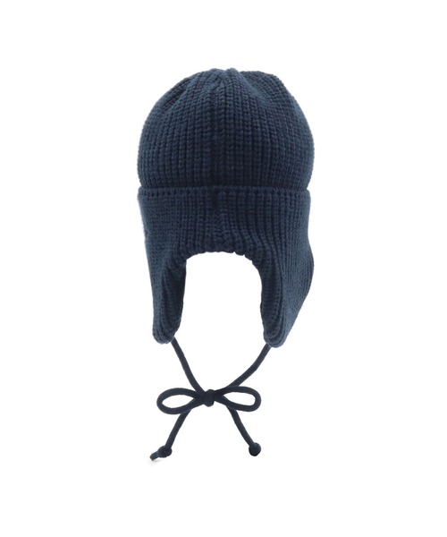 NEW ERA(ニューエラ)の「ニューエラキッズ ニット帽 トラッパー 耳付き(ニットキャップ/ビーニー・キッズ・ホワイト/ブラック/グレー/ネイビー・FREE)」の18枚目の写真