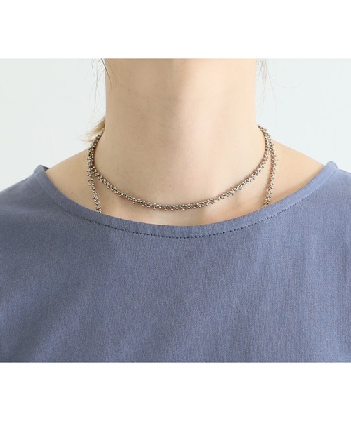 reca（レカ）の「無地＆ボーダー袖チュールボリューム袖プルオーバー（Tシャツ/カットソー・レディース・ホワイト×ブラック/セージグリーン/ブルーグレー/ホワイト×ブルー・FREE）」の19枚目の写真