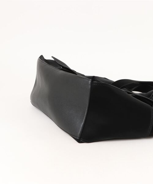 Desigual（デシグアル）の「POCKET FACE PRAVIA PUショッピングバッグ（ハンドバッグ・レディース・ブラック/ホワイト・FREE）」の4枚目の写真