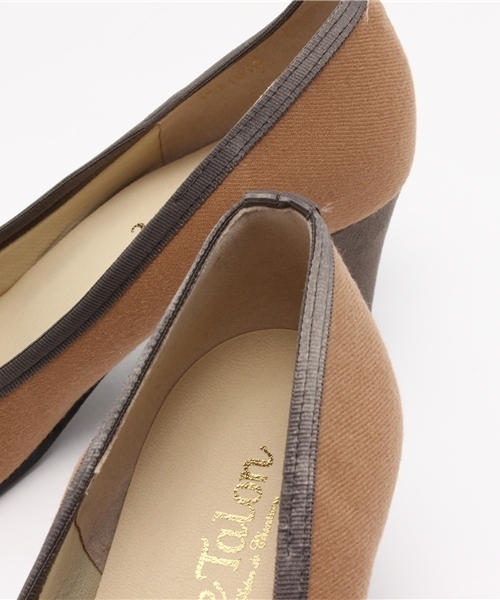 LE TALON（ルタロン）の「6CMギャザーリボンオペラ（パンプス・レディース・チャコールグレー/ピンク/ブラック・35.5/37.5/36/37/38/36.5）」の8枚目の写真