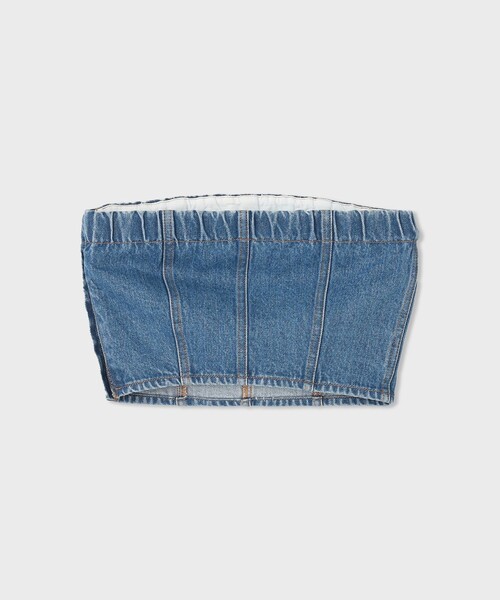 GRACE CONTINENTAL（グレースコンチネンタル）の「デニムビスチェ（その他トップス・レディース・インディゴブルー/ブラック・36/38）」の6枚目の写真