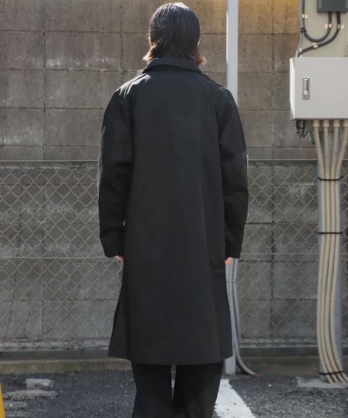 ROOPTOKYO（ループトウキョウ）の「T/Cエンジニアコート ステンカラーコート ロングコート（ステンカラーコート・メンズ・ブラック・M）」の17枚目の写真