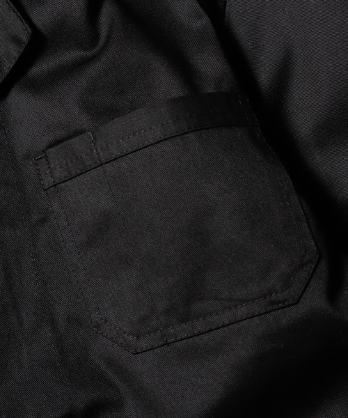 ROOPTOKYO（ループトウキョウ）の「T/Cエンジニアコート ステンカラーコート ロングコート（ステンカラーコート・メンズ・ブラック・M）」の20枚目の写真
