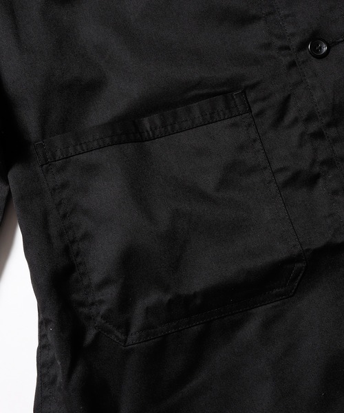 ROOPTOKYO（ループトウキョウ）の「T/Cエンジニアコート ステンカラーコート ロングコート（ステンカラーコート・メンズ・ブラック・M）」の21枚目の写真