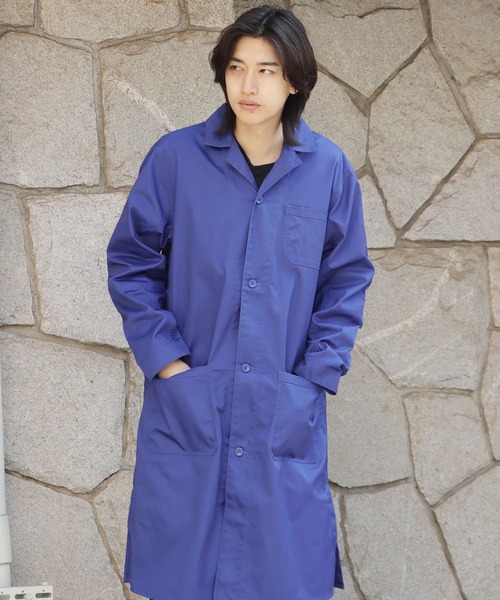 ROOPTOKYO（ループトウキョウ）の「T/Cエンジニアコート ステンカラーコート ロングコート（ステンカラーコート・メンズ・ブラック・M）」の10枚目の写真