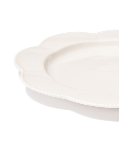 Francfranc（フランフラン）の「ブランシェ プレート M フラワー ホワイト（食器・レディース・ホワイト・FREE）」の4枚目の写真