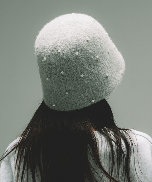 FREAK'S STORE（フリークスストア）の「パールハット（ハット・レディース・ブラック/ベージュ/グレー・ONE SIZE）」の4枚目の写真