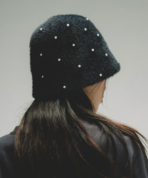 FREAK'S STORE（フリークスストア）の「パールハット（ハット・レディース・ブラック/ベージュ/グレー・ONE SIZE）」の7枚目の写真