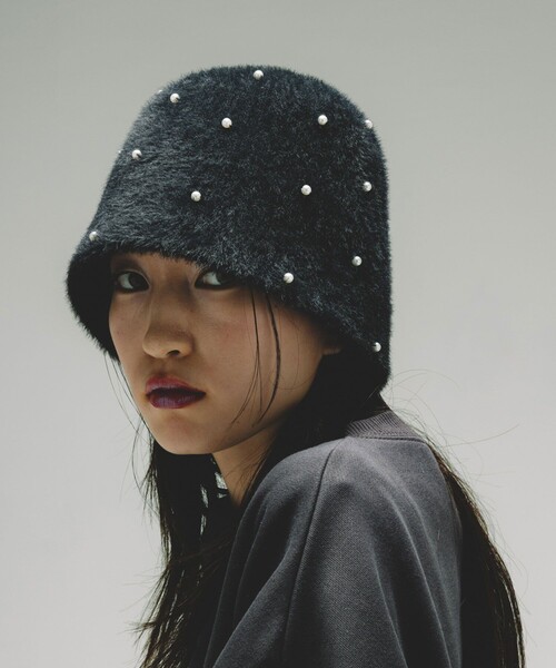 FREAK'S STORE（フリークスストア）の「パールハット（ハット・レディース・ブラック/ベージュ/グレー・ONE SIZE）」の8枚目の写真