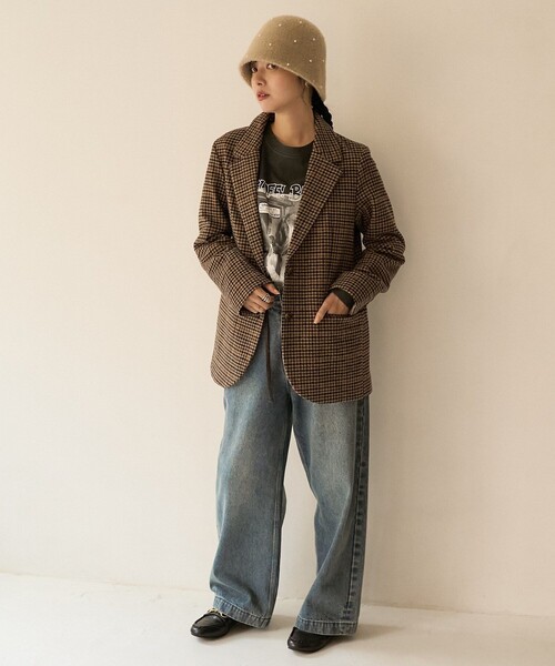 FREAK'S STORE（フリークスストア）の「パールハット（ハット・レディース・ブラック/ベージュ/グレー・ONE SIZE）」の12枚目の写真