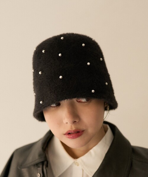 FREAK'S STORE（フリークスストア）の「パールハット（ハット・レディース・ブラック/ベージュ/グレー・ONE SIZE）」の19枚目の写真