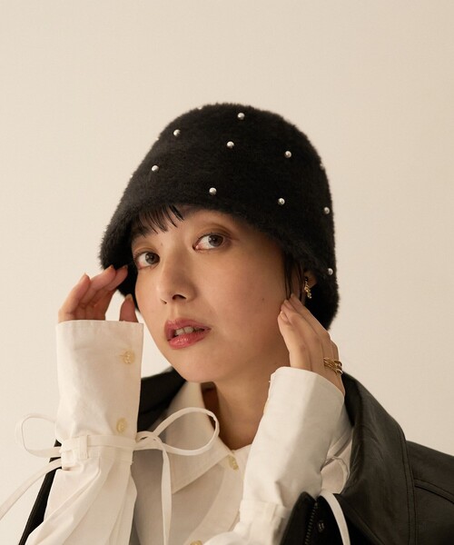 FREAK'S STORE（フリークスストア）の「パールハット（ハット・レディース・ブラック/ベージュ/グレー・ONE SIZE）」の20枚目の写真