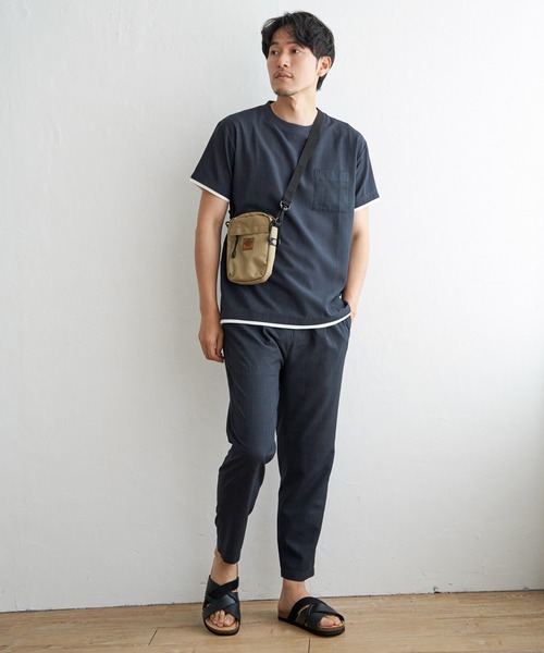 ikka(イッカ)の「【セットアップ対応】イージーケアリネンライクアンクルパンツ(その他パンツ・メンズ・チャコールグレー/グリーン/ネイビー/ベージュ・S/M/L/XL)」の18枚目の写真