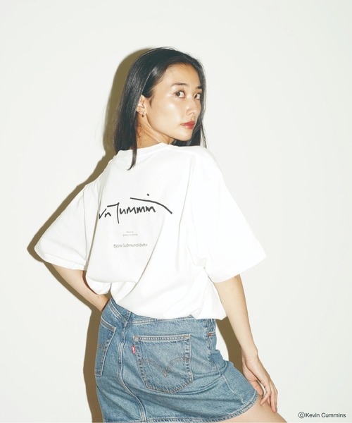 Tシャツ・カットソー AIE FW23 OVERSIZE SHIRT (NS943_B-SMOKEYPINK) Shinzone｜アメリカーナ コラボレーション カットソー Tシャツ