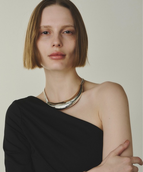 loni（ロニ）の「【金属アレルギー対応】Soil Volume Choker/ボリュームプレートチョーカー（チョーカー・レディース・シルバー/ゴールド・FREE）」の20枚目の写真