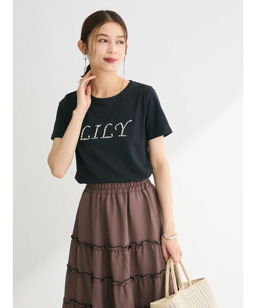 セール】・swing by パールロゴTEE（Tシャツ/カットソー