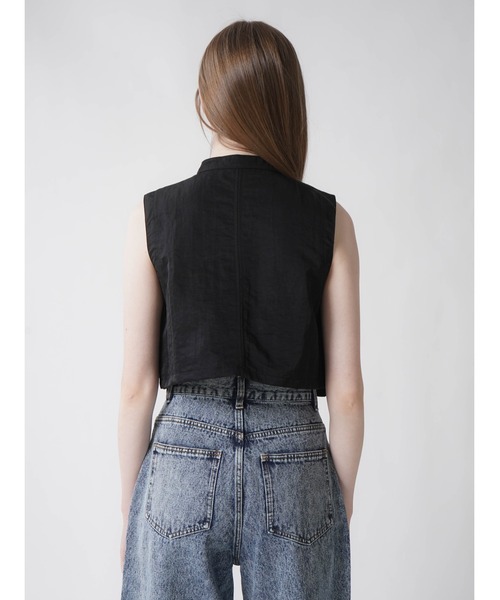 :ETHROF(イーサオブ)の「NYLON SHORT VEST(ベスト・レディース・ブラック/カーキ・FREE)」の8枚目の写真