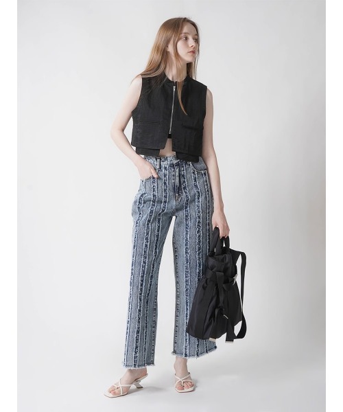 :ETHROF(イーサオブ)の「NYLON SHORT VEST(ベスト・レディース・ブラック/カーキ・FREE)」の18枚目の写真