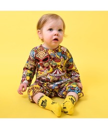 ヒステリックミニ　柄ロンパース HYSTERIC MINI（ヒステリックミニ）の「BABY full of mischief