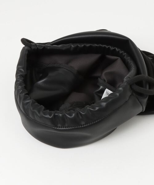 PARROTT CANVAS（パロットキャンバス）の「PU Leather knap sack（バックパック/リュック・レディース・ブラック・FREE）」の4枚目の写真