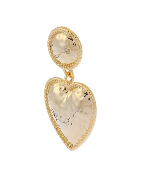 EVRIS（エヴリス）の「SURFACE HEART MOTIFピアス（ピアス（両耳用）・レディース・ゴールド/シルバー・FREE）」の12枚目の写真