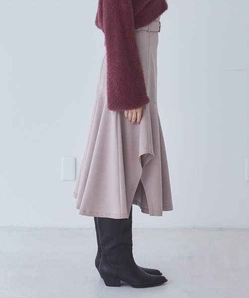 REDYAZEL(レディアゼル)の「アシメフレアスカート(スカート・レディース・ピンク/サックスブルー/ブラック・MEDIUM/SMALL)」の22枚目の写真