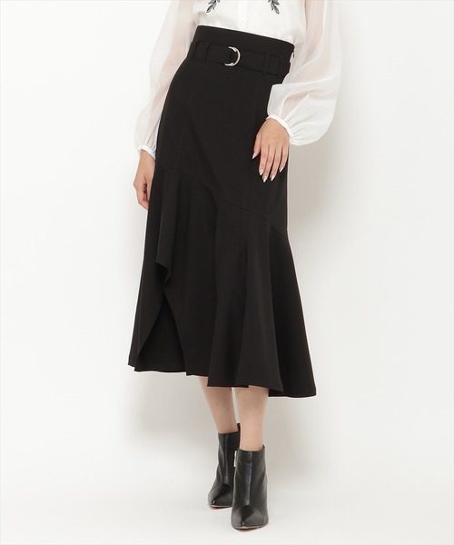 REDYAZEL(レディアゼル)の「アシメフレアスカート(スカート・レディース・ピンク/サックスブルー/ブラック・MEDIUM/SMALL)」の9枚目の写真