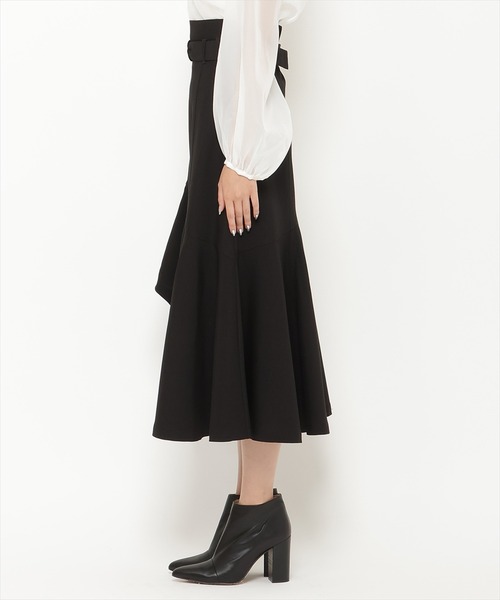 REDYAZEL(レディアゼル)の「アシメフレアスカート(スカート・レディース・ピンク/サックスブルー/ブラック・MEDIUM/SMALL)」の10枚目の写真