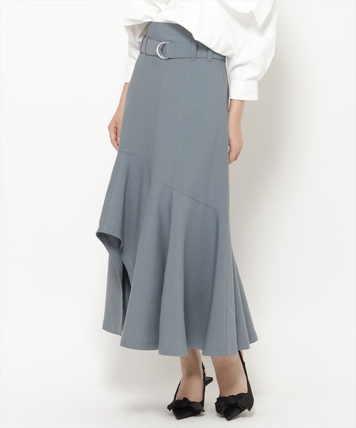 REDYAZEL(レディアゼル)の「アシメフレアスカート(スカート・レディース・ピンク/サックスブルー/ブラック・MEDIUM/SMALL)」の15枚目の写真