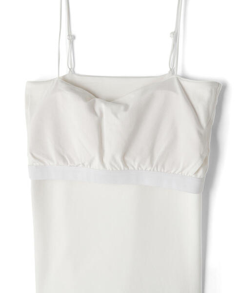 PROPORTION BODY DRESSING（プロポーションボディドレッシング）の「カップ付インナーキャミ（キャミソール・レディース・ブラック/ホワイト・SMALL/MEDIUM）」の13枚目の写真