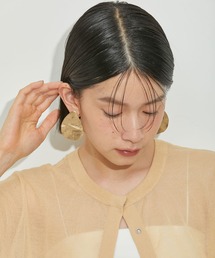 ADAM ET ROPE' | Curved plate pierce(ピアス（両耳用）)