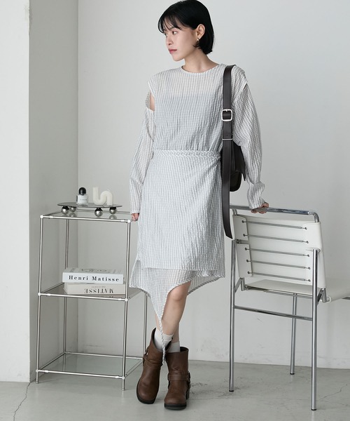 forksy.】ヴィンテージライクミドルバイカーブーツ forksy.│MONO-MART