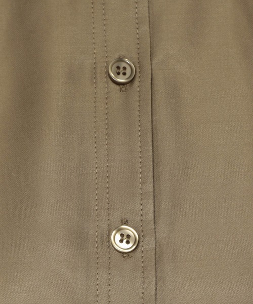 mysty woman（ミスティウーマン）の「ラグランスリーブセミシアーシャツ　150074（シャツ/ブラウス・レディース・ブラウン/ブラック/アイボリー・FREE）」の19枚目の写真