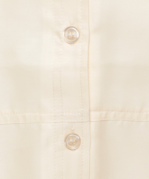 mysty woman（ミスティウーマン）の「ラグランスリーブセミシアーシャツ　150074（シャツ/ブラウス・レディース・ブラウン/ブラック/アイボリー・FREE）」の21枚目の写真