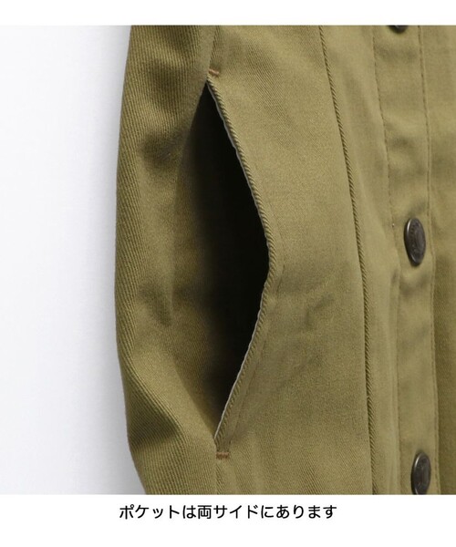 BRANSHES（ブランシェス）の「フロントボタンジャンパースカート（ジャンパースカート・キッズ・ネイビー/ブラウン・90/100/130/120/150/140/110）」の7枚目の写真