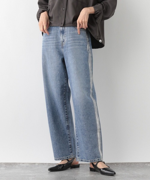 GLOBAL WORK（グローバルワーク）の「GOODデニムプレミアムバギーパンツ/132403（デニムパンツ・レディース・その他1/その他2/その他3/グレー系その他4/ブルー系5・SMALL/LARGE/MEDIUM）」の9枚目の写真