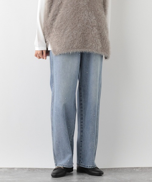 GLOBAL WORK（グローバルワーク）の「GOODデニムプレミアムバギーパンツ/132403（デニムパンツ・レディース・その他1/その他2/その他3/グレー系その他4/ブルー系5・SMALL/LARGE/MEDIUM）」の14枚目の写真