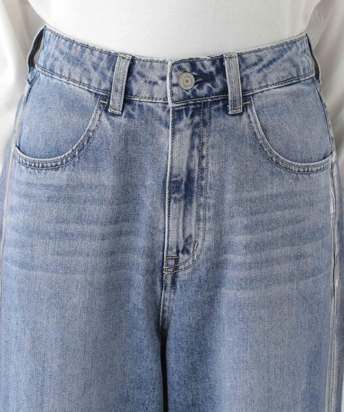 GLOBAL WORK（グローバルワーク）の「GOODデニムプレミアムバギーパンツ/132403（デニムパンツ・レディース・その他1/その他2/その他3/グレー系その他4/ブルー系5・SMALL/LARGE/MEDIUM）」の19枚目の写真