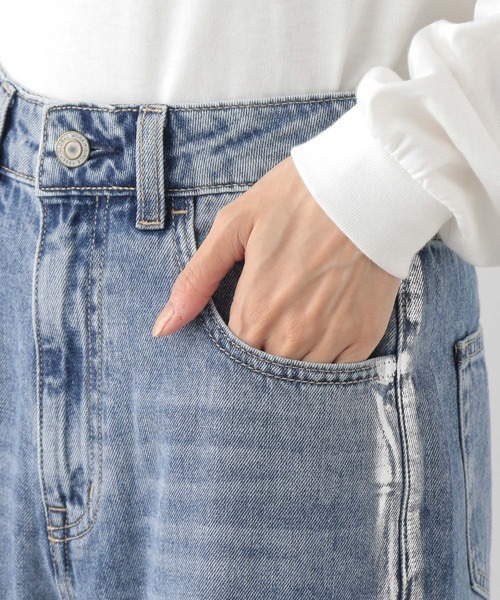GLOBAL WORK（グローバルワーク）の「GOODデニムプレミアムバギーパンツ/132403（デニムパンツ・レディース・その他1/その他2/その他3/グレー系その他4/ブルー系5・SMALL/LARGE/MEDIUM）」の22枚目の写真