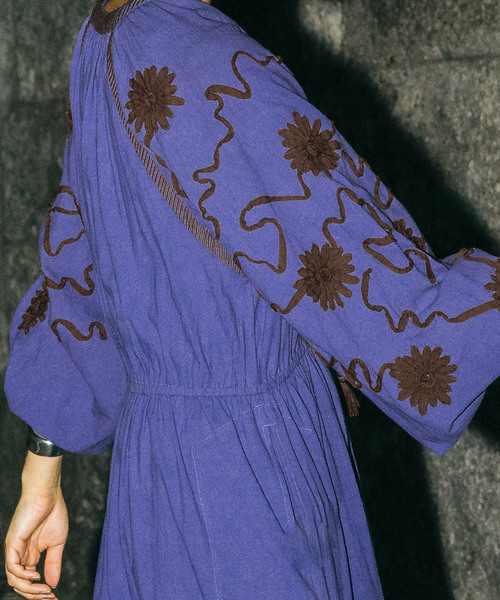 SARA MALLIKA/サラマリカ】 DEEPIKA TAPE EMB DRESS020142SC3